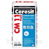 Клей для плитки усиленный СМ-11 Ceresit PLUS (25кг)