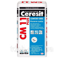 Клей для плитки усиленный СМ-11 Ceresit PLUS (25кг)