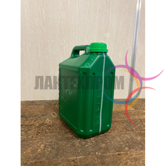Пластиковая зелёная канистра 5 литров