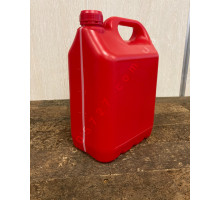 Пластиковая красная канистра 5 литров