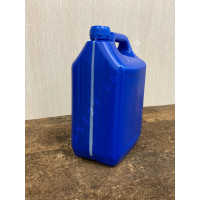 Пластиковая синяя канистра 5 литров
