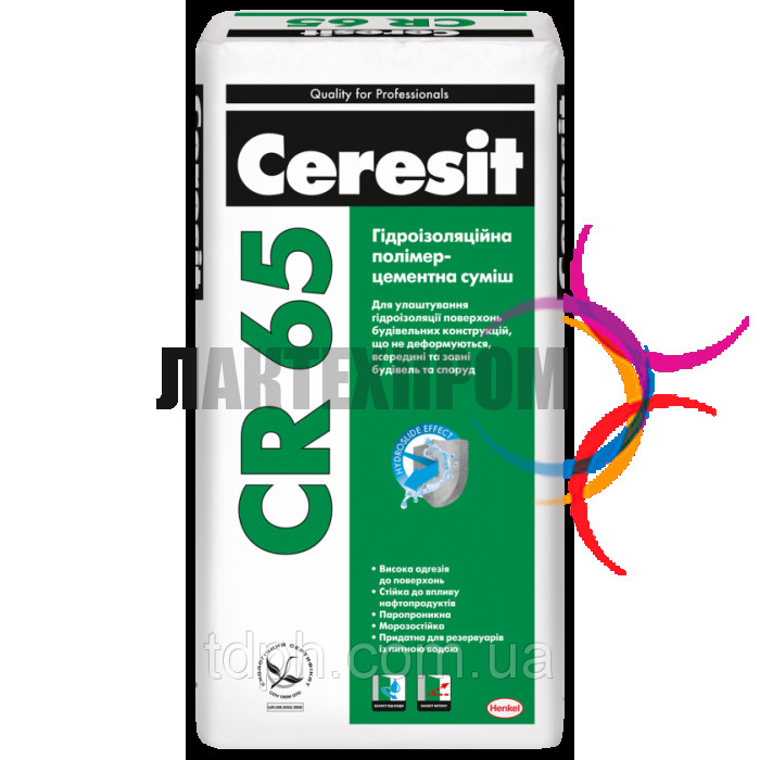 Гидроизоляционная смесь "Сeresit" CR-65 (25кг)