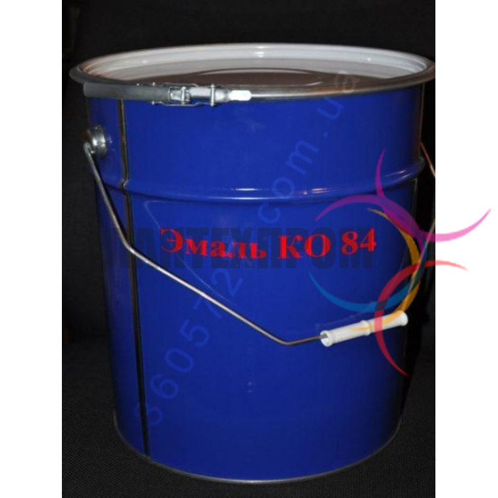 КО-84 Эмаль +300°С для окраски защитного покрытия проводов, кабелей, изделий из стали и алюминиевых сплавов
